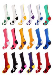 Men039s Elite Socks Trend Adult Medium Long Basketball chaussettes de basket-ball épaisse épaisse de la transpiration absorbante professionnelle respirante P7917042