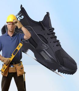 Men039s Fashion Safety Chaussures Travail Chaussures Résistance en acier Toe Bottes de travail Sécurité Shoe indestructable légère F252456649