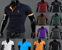 Men039S Fashion Tshirts Personnalité Cultivation de chemise ShortSleeved Polo8482866