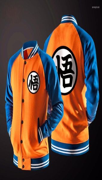 Men039s Sudaderas con capucha Anime Chaquetas de manga larga Impreso Hombres Mujeres Capucha Cosplay Sudadera Son Goku Ropa de béisbol Ropa de calle S3XL4439035