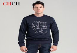 Men039s Hoodies CHCH Mode Men39s Sweatshirt Katoen Geborduurde Letters Dunne Zachte Kleding Met Lange Mouwen Zomer Herfst Wear4698373