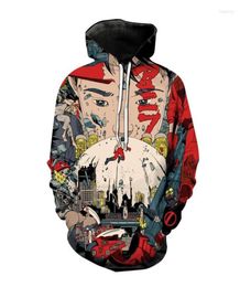 Men039s Sweats à capuche Men039s Sweatshirts Tendance Akira 3D Imprimé Anime Cosplay Sweat Hommes Femmes Casual Mode Surdimensionné Ho8984689