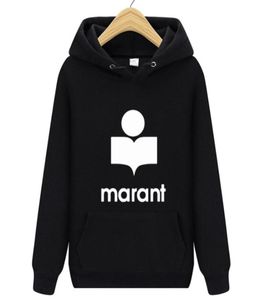 Men039s Sweatshirts Sweatshirts 2021 Automne Sweat-shirt décontracté Marant Marant imprimé unisexe Longsleved Pullover2745373