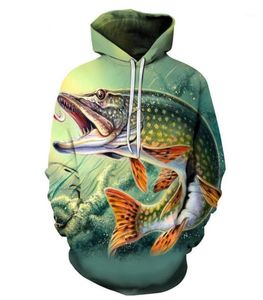 Men039s Hoodies Sweatshirts 3D Tropische Vissen Grappig Voor Visser Visser Mannen Vrouwen Lange Mouw Hoody Capuchon Street chic Hip 4490226