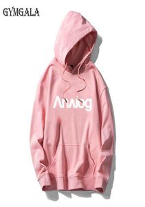 Men039s Sudaderas con capucha Sudaderas ANALÓGICA Abrigo de invierno Rosa Dulce Con capucha Lo siento Imprimir Harajuku Bolsillo suelto Mujer Polar Franela Pull8195019