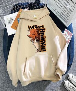 Men039s Hoodies Sweatshirts Anime Haikyuu Hinata Shoyo Manga Karasuno Hoge Volleybal Junior Truien Mode Winter Casual5874599