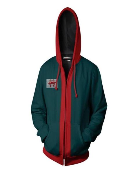 Men039s Hoodies Sweatshirts Anime Link Cosplay Miles Morales Costumes Kid Cotton Hooded Coat6926493