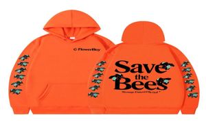 Men039s sudaderas con capucha Golf Golf Save the Bees le Fleur Tyler Creator Hip Hop encapuchado de gran tamaño de invierno de invierno Street5985732