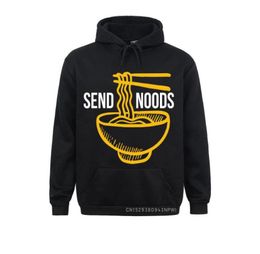 Men039s Sweatshirts Sweats Sweats Meules Envoi Noods Pho Ramen039Soup Nouilles de nouilles Red5269039