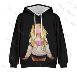 Men039s Sweatshirts Rebekah Wing Merch Beki AMP AMP DUBLYE 3D Sweat à capuche longue Femmes Men Streetwear Kidaii Tops 6525124