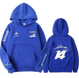 Men039s Sweatshirts Sweats Summer One Racer Alonso Team Racing Fans Tracksuit Suit Menwomen Surdimensionné SWE2963981
