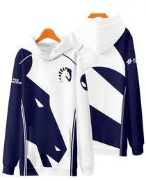 Men039s Hoodies Sweatshirts Team Liquid Esports Uniform Horse Head LOLS11 CSGO 2 Pull à capuche surdimensionné et femmes039S7458975