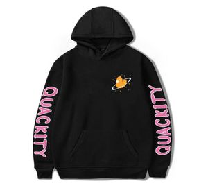 Men039S Hoodies Sweatshirts Wawni Fashion Quackity Cotton Polyester losse sweatshirt met capuchon Cosplay Harajuku Streetwear Casua8607900