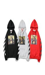 Men039S Hoodies Sweatshirts Winter herfst en modemerk Mona Lisa Oil Painting Hoodie7610462