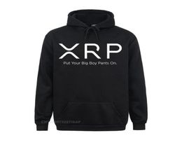 Men039s Hoodies Sweatshirts XRP Ripple Crypto Valuta Grappig Zet je grote jongen broek op Verjaardag Prevalent Mannelijke Anime Kleding7498185