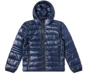 Men039S Jackets Designer Down Jakcet Crofton for Men Winter Coat Slimfit gerecycled Nylonripstop Hooded 6ZUS1575044