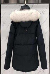 Men039S Jackets Down Parkas Designer Mens Winter Winter Women Parkas Big Fur Collars Wind Breaker Hoodie Coats Black White UG053695807