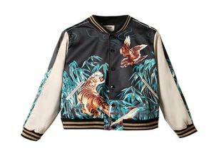 Men039S Jackets Jacket Men Women Tiger Eagle Print zoals Silk Yokosuka Souvenir Coat Sukajan Streetwear Autumn Clothing Girls4362496