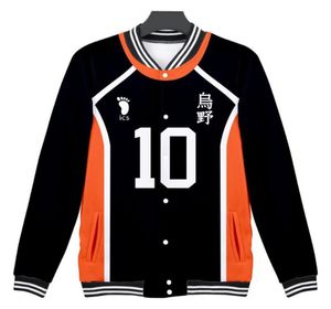 Men039S Jackets Japan Anime Jacket Haikyuu 3d Baseball Men Women Karasuno High School Hinata Shoyo Kageyama Nummer 10 9 1 4 5 7152747