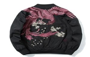 Men039s Jassen Japanse Streetwear Heren Bomber Bovenkleding Mannelijke Draak Kimono Jas Mannen Winter Kleding 2022 KK2425Men039s5719260