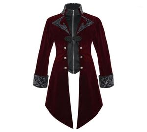 Men039S Jackets Men Medieval Steampunk Tailcoat Halloween Party Costuums Renaissance Pirate Vampire Gotic Jacket Vintage Frock6308542