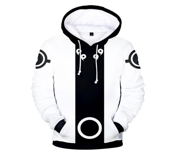 Men039s Chaquetas Sudaderas con capucha estampadas Sudadera con capucha de una pieza Hombres Sudadera Mujeres Harajuku Jerseys Casual Anime Blanco Ropa 3DMen0396449334