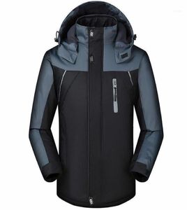 Men039s Chaquetas Chaqueta de esquí Traje de hombre Calor térmico Esquí Snowboard Invierno Polar al aire libre Grueso con capucha A prueba de viento Tamaño Deportes2433698