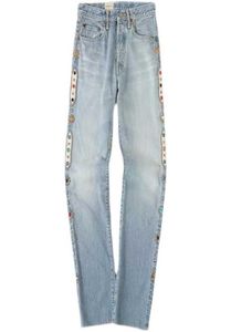 Men039s Jeans Kapital Hirata et Hiroshi Gem Rivets vintage Blue Blue Blue Dimbice Ambiance Pants6090269