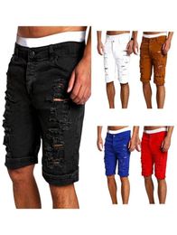 Men039S jeans heren gescheurd short merk kleding acacia persoon mode Bermuda zomertorte broek ademend denim mannelijke broek1717656