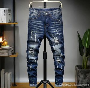 Men039S Luxe designer jeans jeans square jeans Men039s parfum motorfietsrijders hoge taille strakke fiets skinny jeans3895243
