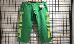 Men039s Pantalon Hip Hop Mulcanocket Kapital Cargo Men Femmes Top Quality Os Broidery Pants Streetwear Loose Green5156470