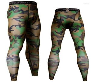 Men039s Pantalones Hombres Medias de compresión Camuflaje Deporte Correr Lycra Leggings ajustados Gimnasio Fútbol Correr Fitness JoggerMen039s7510607