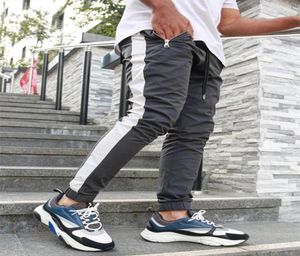 Men039s Pantalon Men pantalon Sport Slim Hiphop Imprimé Joggers Streetwear Swirkpants Harem Pant Savel Européen 4590336