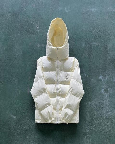 Men039s Parkas Winter London Puffer Jacket Cream Women Holdie extraíble 1To1 Abrigo bordado de alta calidad UK High Stre9430277