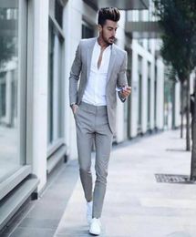 Men039s Party Wear Suits Silver Wedding Tuxedos 2020 Lastest Groom Triptifit Trim Fit Brown Grooms Pory Two Piece JacketPan3347157