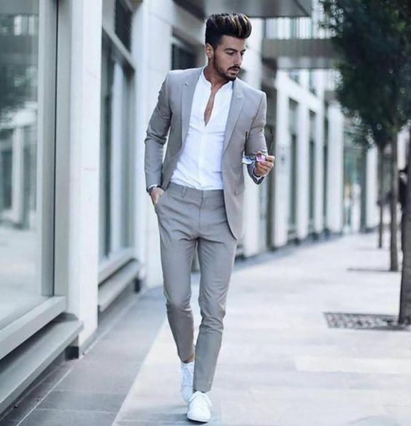Men039s Party Wear Suits Silver Wedding Tuxedos 2020 Lastest Groom Triptifit Trim Fit Brown Grooms Pory Two Piece JacketPan9195700