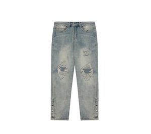 Men039S plus size broek jeans gaten geborduurde mannen high street mode hiphop8699136