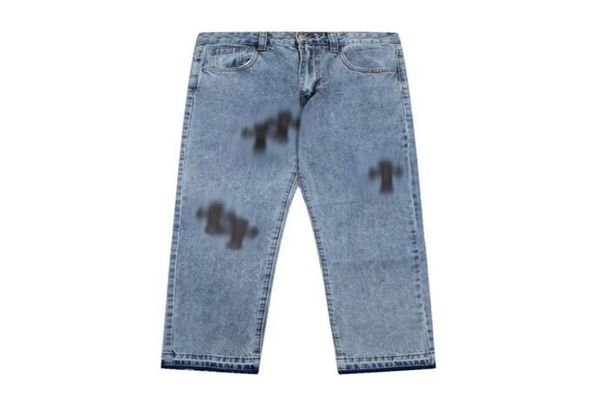 Men039s pantalons grande taille Men039s Jeans complet estampillé lettre impression Women039s Men039s Hiphop mode pantalons décontractés g37s7708715