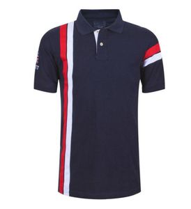 Men039S Polo Golf Shirt Tennis Striped Short Sleeve Sports Outdoor Tops Casual Sporty Collar White British Style Red NA89762244