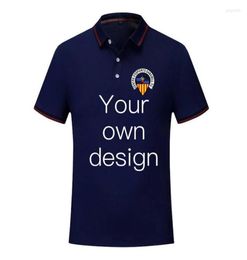 Men039s Polos Classic Design Golf Shirts personnalisé PRINT PO LOGO CONSTEMPLEZ VOTRE PROPRIEUX UNISEUX UNISE COPIRE COLLEVE COTTON TOPS8570078
