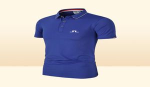 Heren039s Polo's Zomer Heren39s Golfshirts Sneldrogend Ademend PolyesterSpandex Tops met korte mouwen Pakken T-shirtsMen039s Me3460478