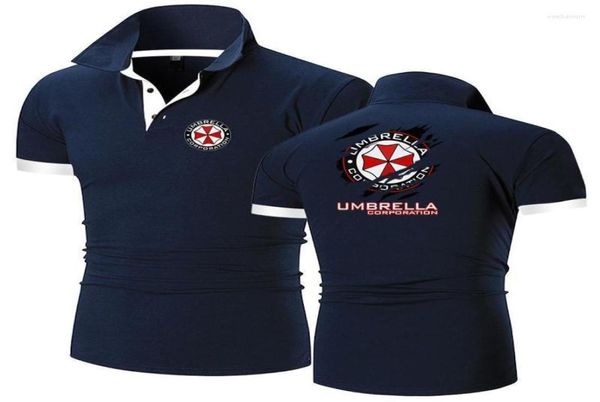 Men039s Polos Umbrella Corporation Men39s Été Chemises de haute qualité à manches courtes Casual Sports de plein air QuickDrying Fashion7882190