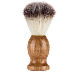 Men039S Brusque raser Badger Hair Wood Pandage Barber Salon Men Men de nettoyage de la barbe Facial Tool HAHA6403711544