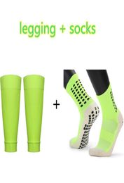 Men039s Soccer chaussettes anti-glipage anti-glissement pour le football de basket-ball sports et manches de jambe6347544