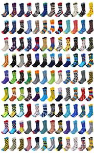 Men039S Socks Men Combed Cotton Food Fruit Stripe Animal Pattern Long Tube Funny Happy Novelty Skateboard Crew Casual Crazy5338406