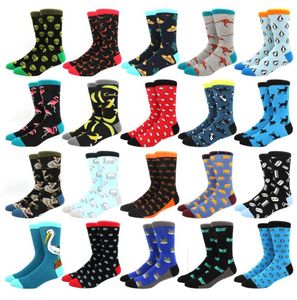 Men039s Socks Men Cotton Funny Funning For Man Women Novelty Casual Dressing Color Crew Accesorios de boda Happy Gift6412854