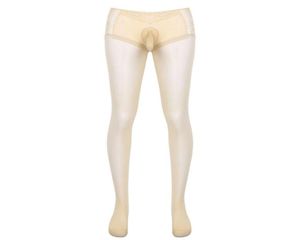 Men039s Sokken Strakke Magere Panty Kous Voor Sexy Heren Erotische Lingerie Kostuum Doorzichtige Kant Patchwork Kousen Underwea6743872