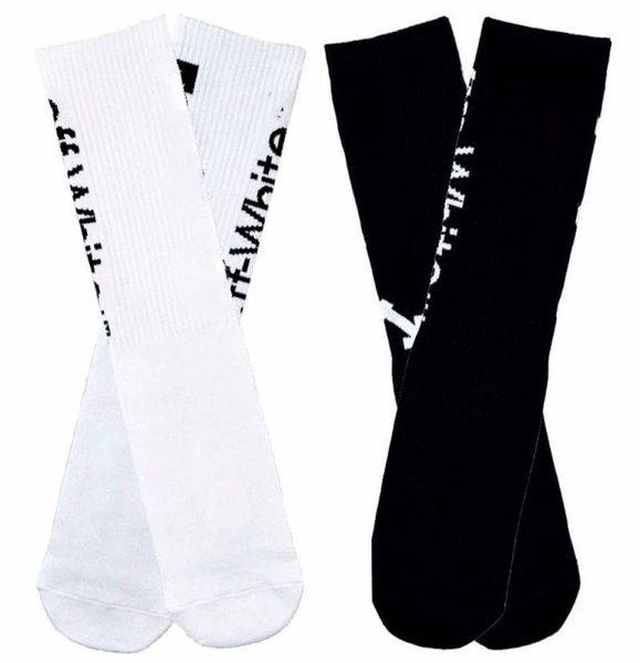 Men039s chaussettes XXX Harajuku blanc hommes Hip Hop mode longue planche à roulettes basket-ball Sport de plein air Calcetines8016022