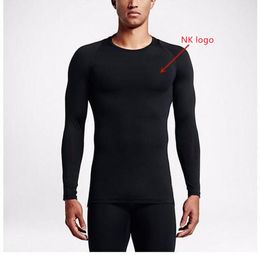 Men039s Sports Running T-shirts Long Manches Stretch Stretch Strying T-Strying Centing Mesh Tshirt Tshirt S3x5769791