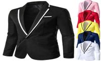 Men039s Élégant Casual Solide Blazer Business Wedding Party Outwear Manteau Costume Tops9248052